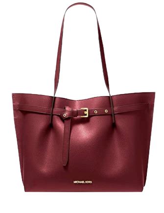 michael kors torebka oxblood|Michael Kors Emilia Large Leather Tote Bag (Oxblood).